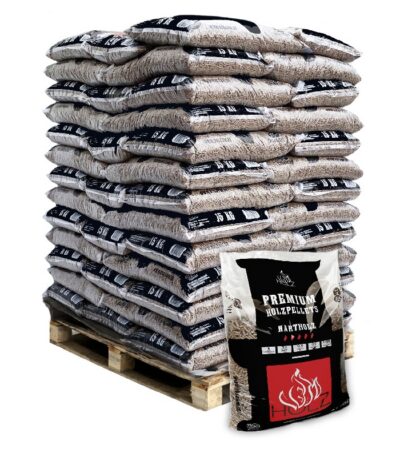 Eichenholzpellets Hartholz 6mm – 65 x 15 kg – ENplus A1 zertifiziert
