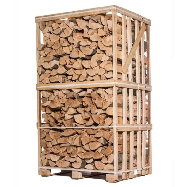 Kaminholz Buche 25 cm – 1 Palette – Nachhaltiges Heizen mit Buche Brennholz
