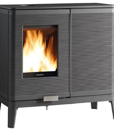 Kaminofen AKIMIX RESSORTS – Invicta, 85% Wirkungsgrad, für Holz und Pellets