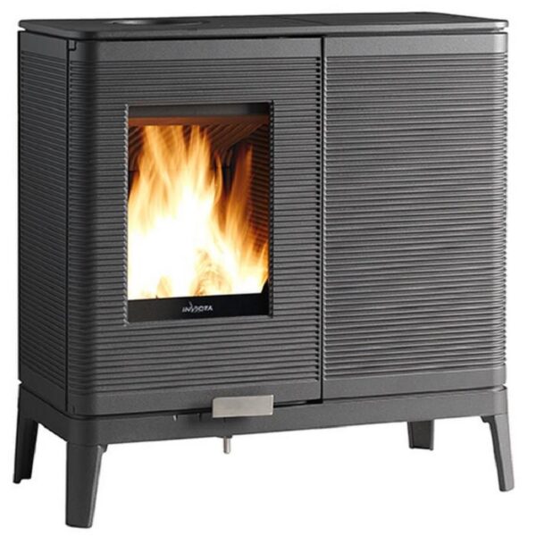 Kaminofen AKIMIX RESSORTS – Invicta, 85% Wirkungsgrad, für Holz und Pellets