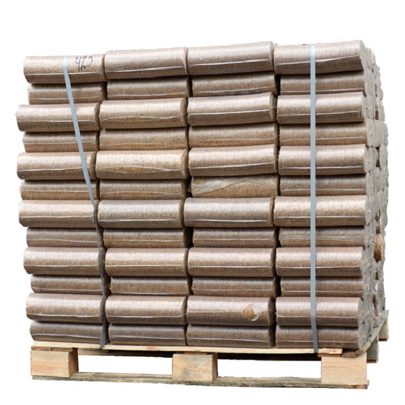 nestro Premium Hartholzbriketts NESTRO – Rund ohne Loch – 480 kg umweltfreundlich heizen
