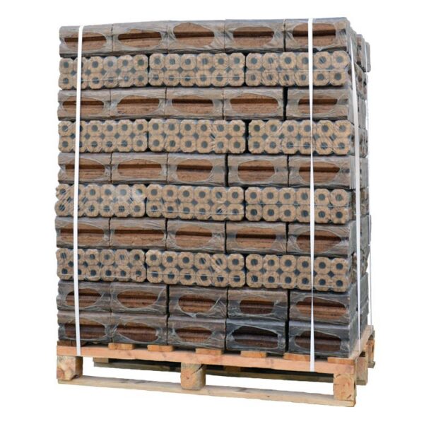 Premium Buchenholzbriketts PINI KAY – 480 kg – Umweltfreundliches Heizen